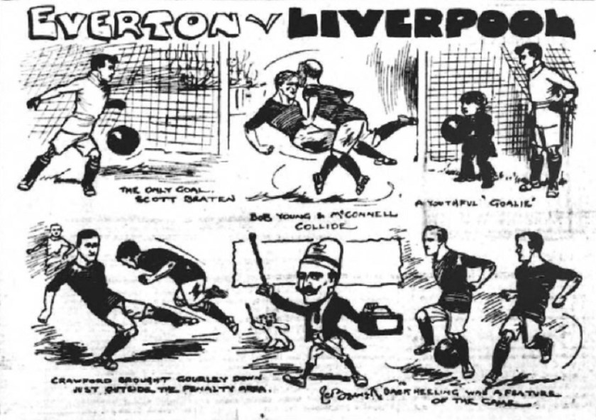 Everton v Liverpool 1910