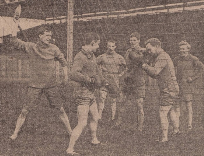 Joe Smith and Jack Feebury Bolton boxing 1913