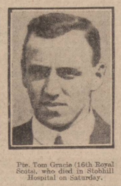 Tom Gracie 1915 Daily Record