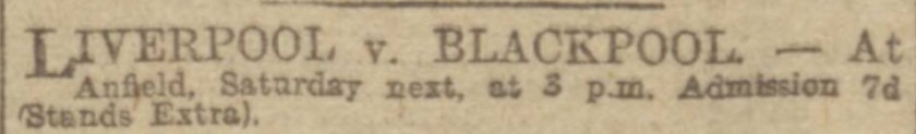 LFC v Blackpool Jan 1917 1
