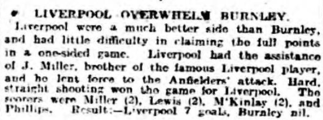 1918 LFC v Burnley