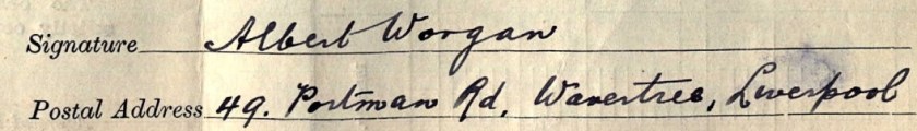 Worgan 1911 census