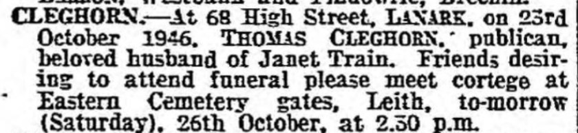1946 Cleghorn