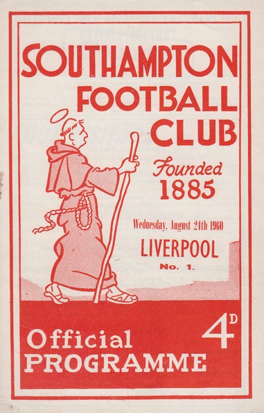 1960 Soton v LFC Match programme