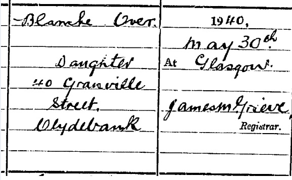 Andrew Hannah Death certificate part III