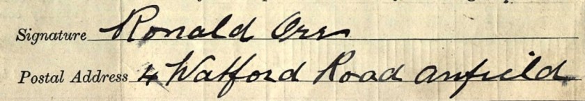 Signature Ronald Orr