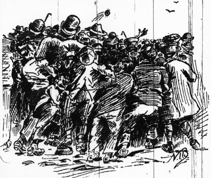 The back of the kop 1914