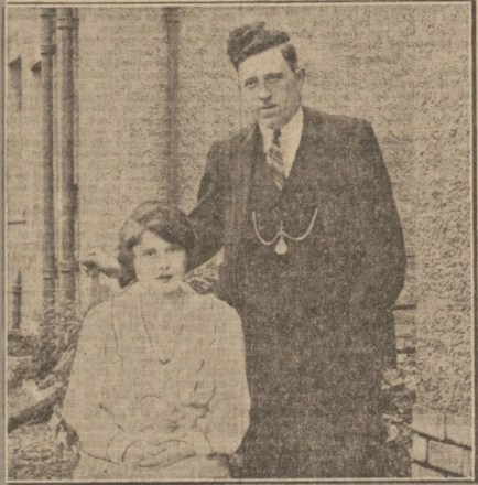 Willie Devlin with bride