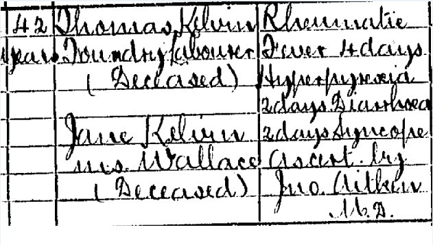 Andrew Kelvin Death certificate part II