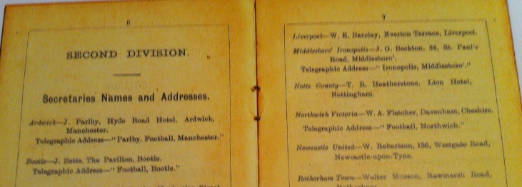 Football League Rule 1893