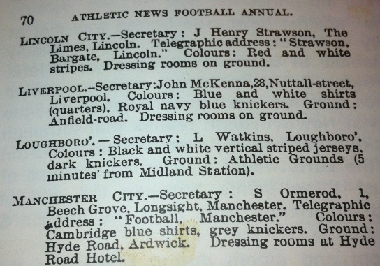 Football League Rule 1895