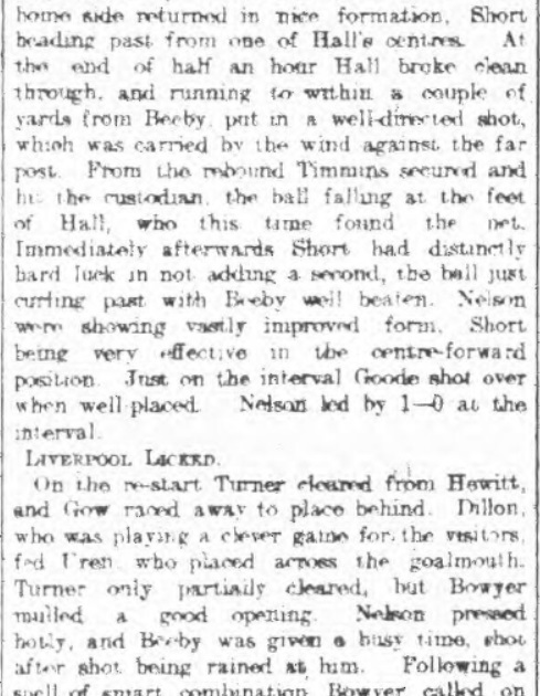 Nelson v Liverpool Reserves, 1910