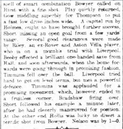 Nelson v Liverpool Reserves, 1910