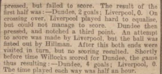 Dundee v Liverpool, 1897.