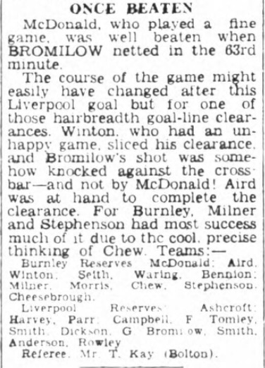 1953 Burnley Res III