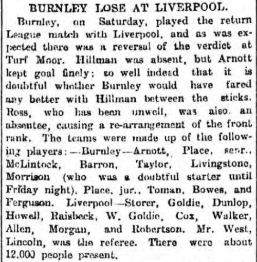 LFC v Burnley 18 Feb 1899 1