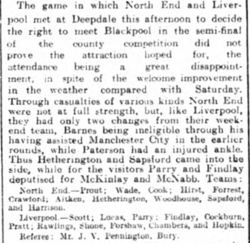 1924 PNE v LFC LaCup 2