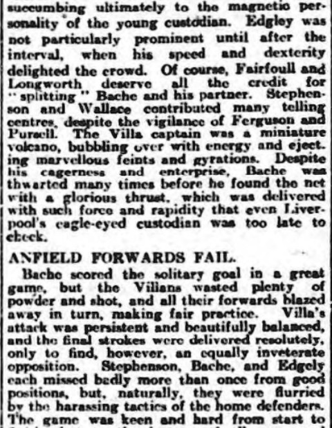 1914 LFC v AVFC 3