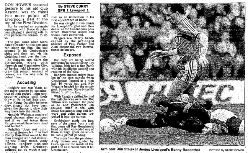 1990 QPR v LFC 1