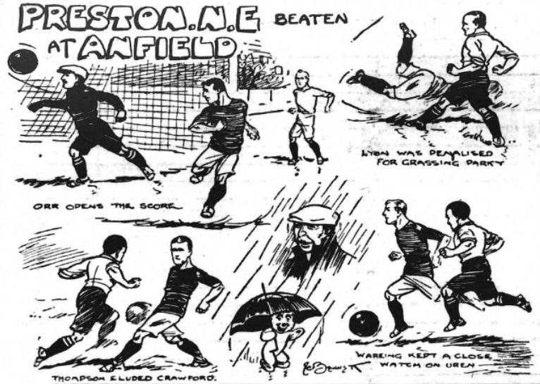 1910 LFC v PNE Sketch