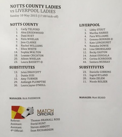 2015 NCFC Ladies v LFC Ladies 1