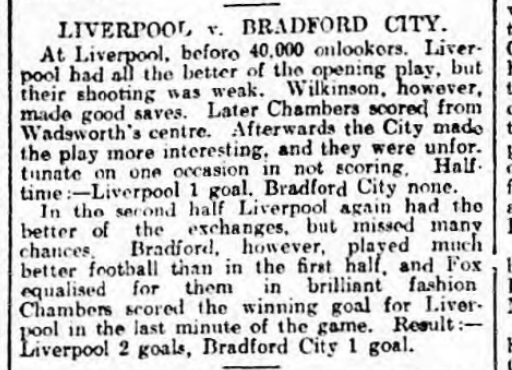 1921 LFC v Bradford City 1
