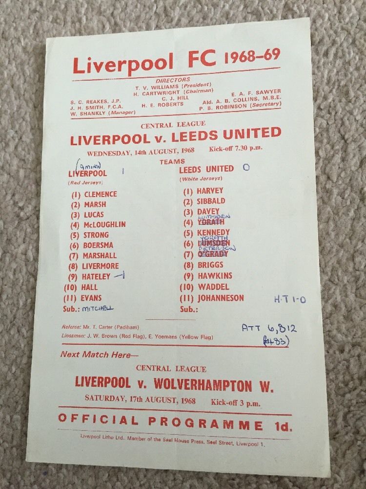 1968 LFC Res v LUFC Res