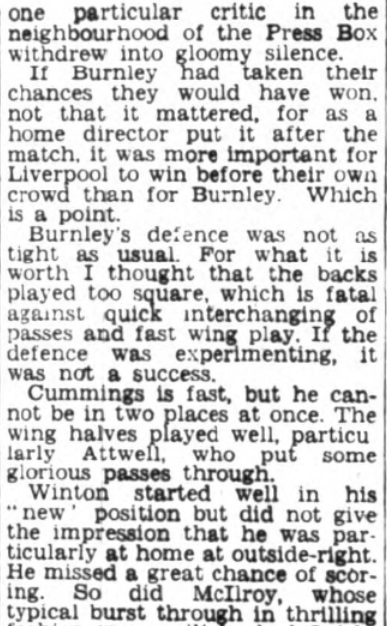 1953 Burnley friendly 5