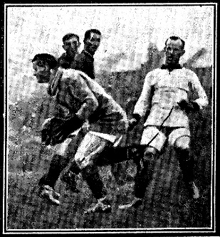 1922 Arsenal v Liverpool Williamson saving Daily Mirror 4 Sep
