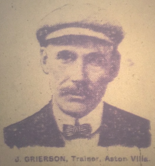ASton Villa trainer Grierson 1913