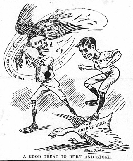 1905 Sketch A good treat to Bury and Stoke