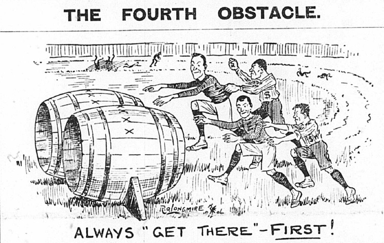 1905 Sketch always get there first 10 February echo