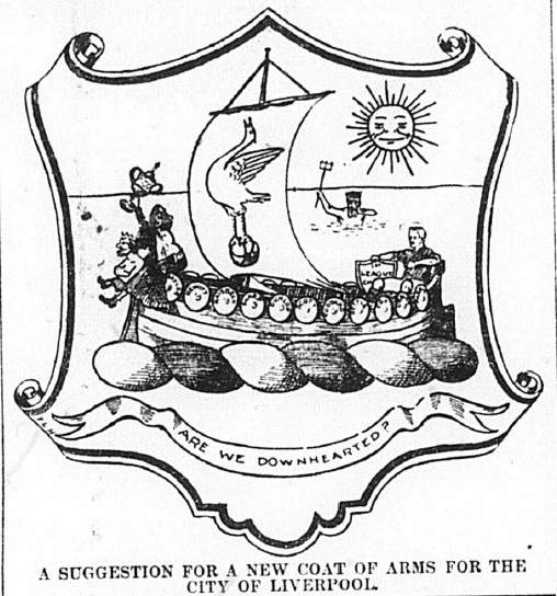 1905 Sketch coat of arms 21 april echo