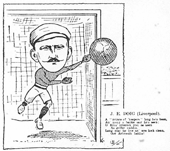 1905 Sketch Ned Doig 10 February Echo