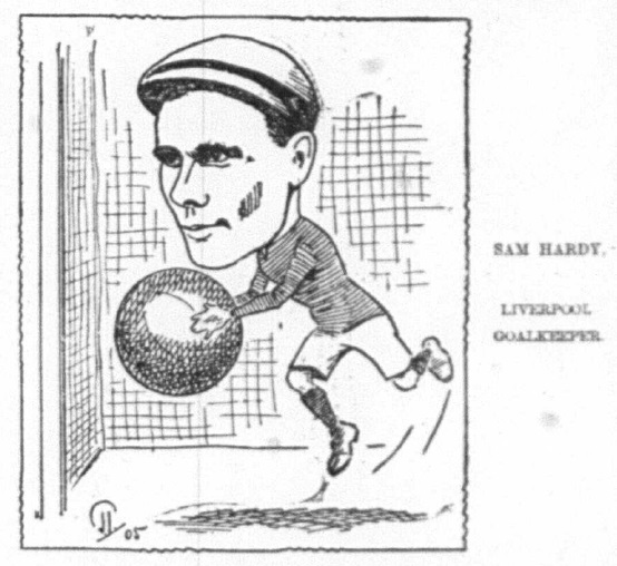 1905 Sketch Sam Hardy 28 October Echo