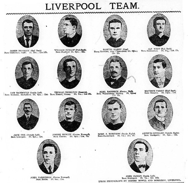 1906 League winners - whole team Echo 21 April