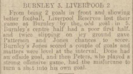 1938 Burnley Res v LFC Res daily post 1