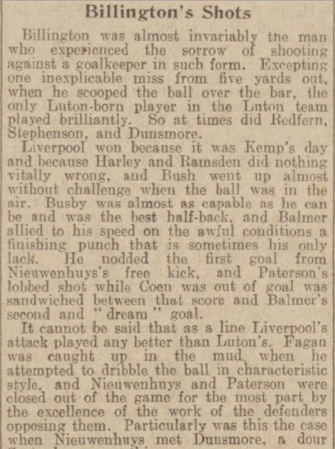 1939 LFC v Luton Town Daily Post 4