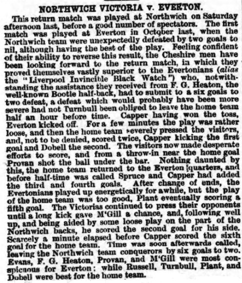 1881 Northwich Victoria v Everton