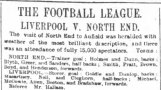 1897 LFC v PNE match report 1