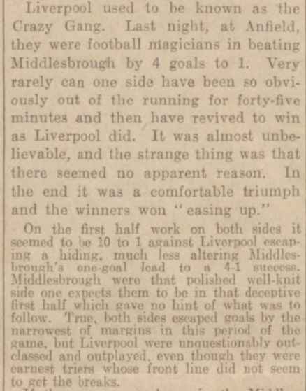 1939 LFC v Middlesbrough match report 3