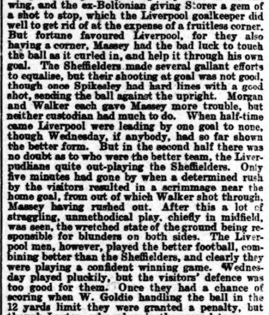 1898 SWFC v LFC Athletic News 2