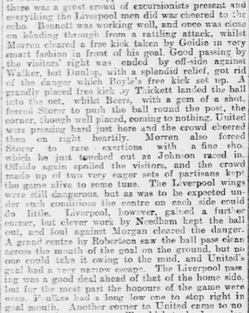 1899 SUFC v LFC Sheffield Daily Telegraph 2