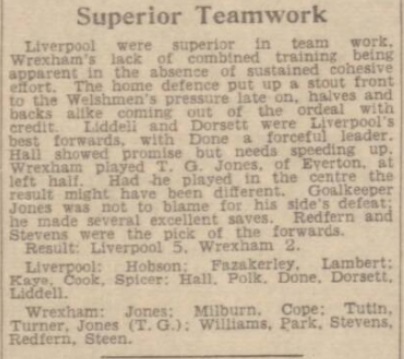 1941 LFC v Wrexham Daily Post 2