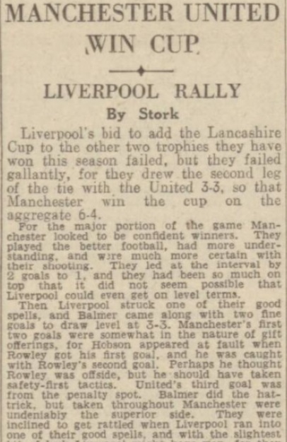 1943 Manchester United v Liverpool May 1