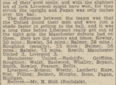 1943 Manchester United v Liverpool May 2