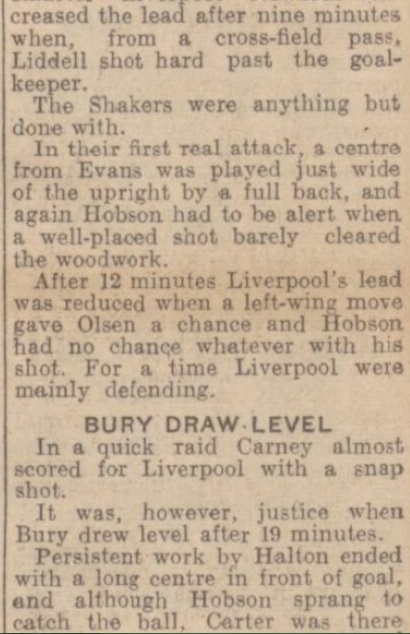 1942 Bury v LFC January 2