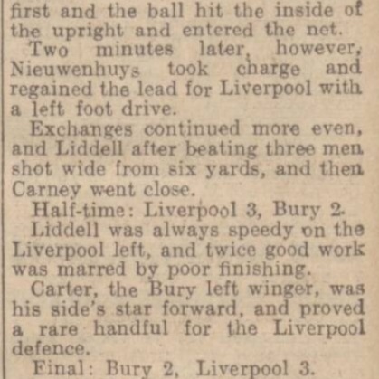 1942 Bury v LFC January 3