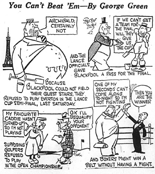 1942 sketch you cannot beat them by george green