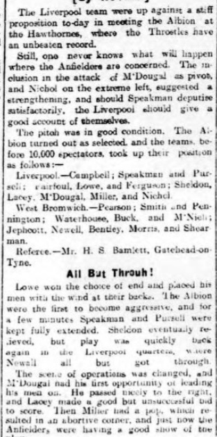 1914 WBA v Liverpool Daily Post 2